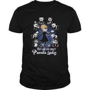 She Yes I Am The Crazy Panda Lady Shirt